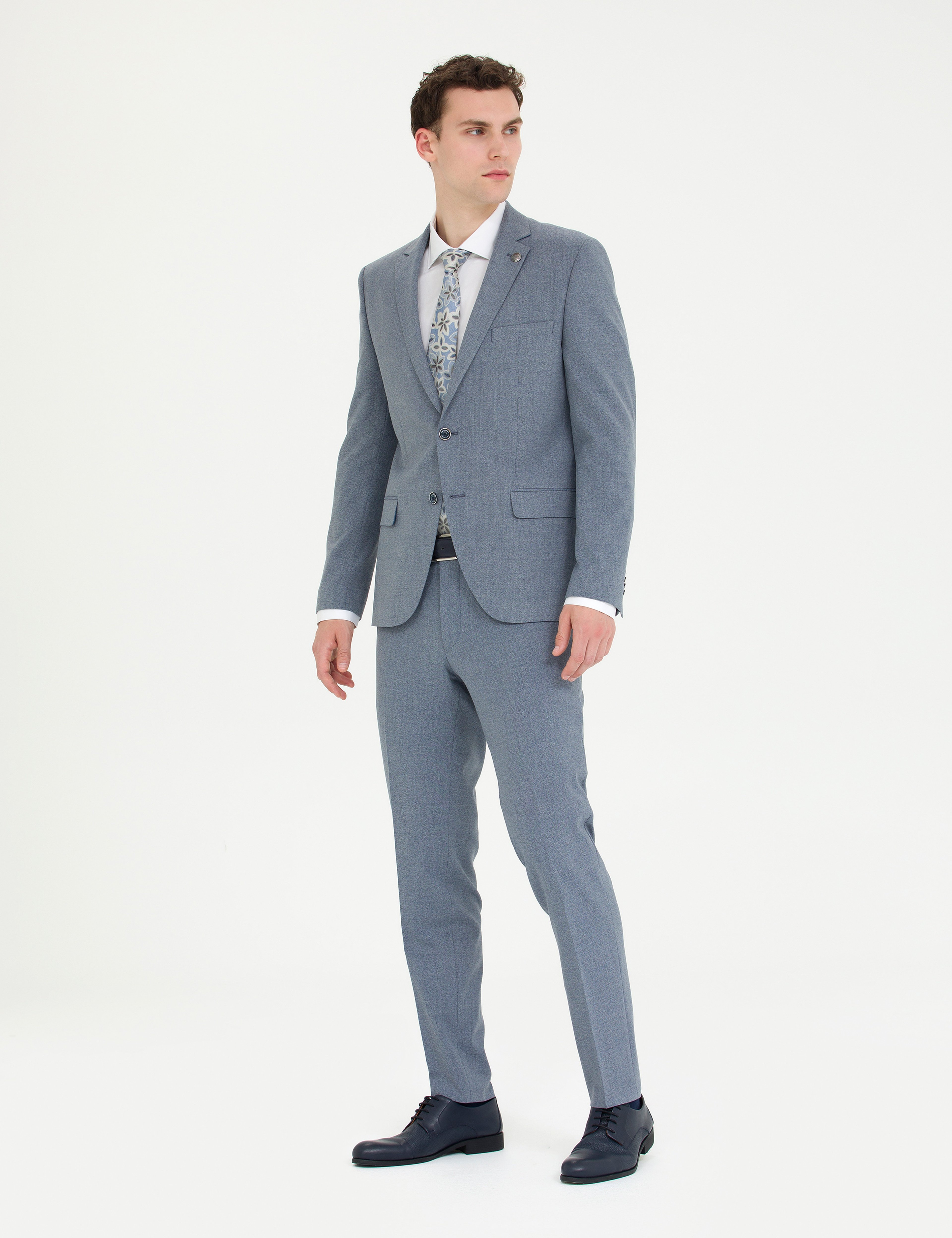 Lacivert Ex. Slim Fit Takım Elbise - Image 3