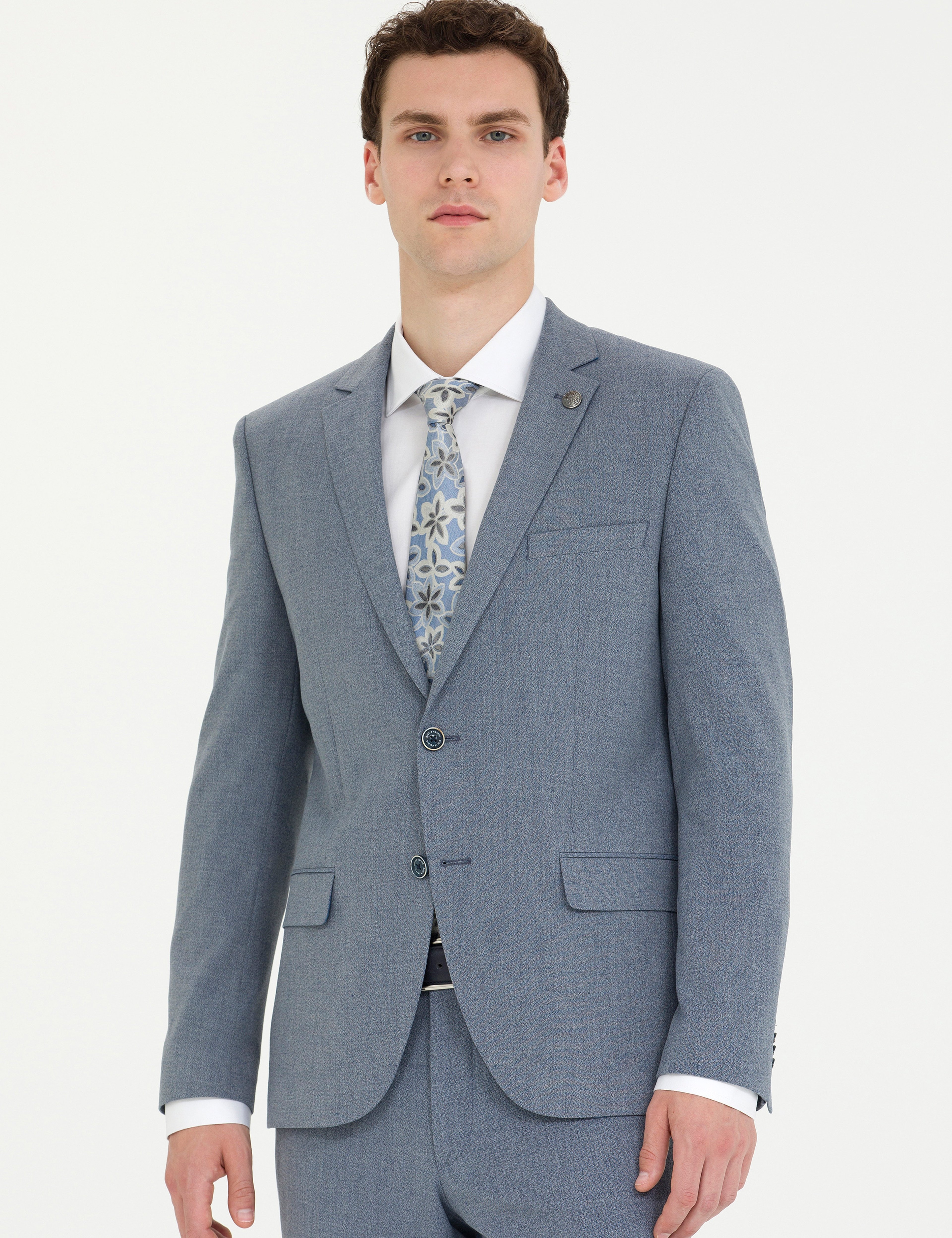 Lacivert Ex. Slim Fit Takım Elbise - Image 4