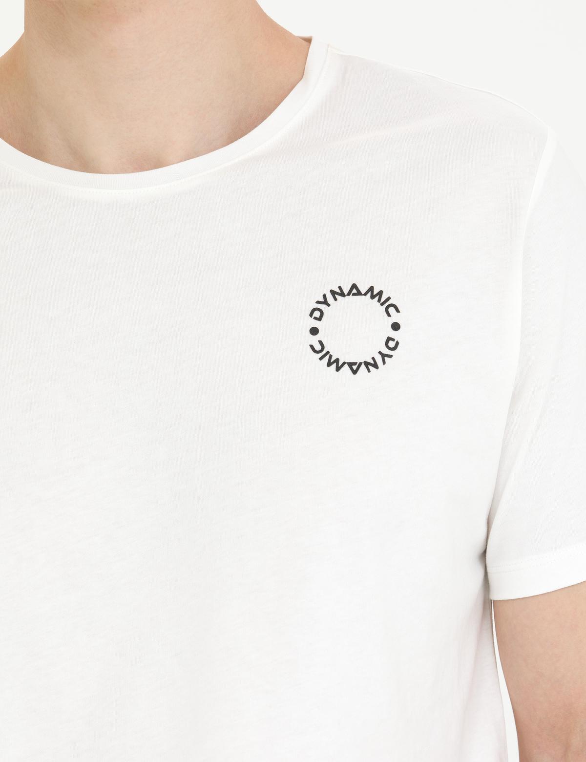 Ekru Regular Fit Tişört - 50265498043