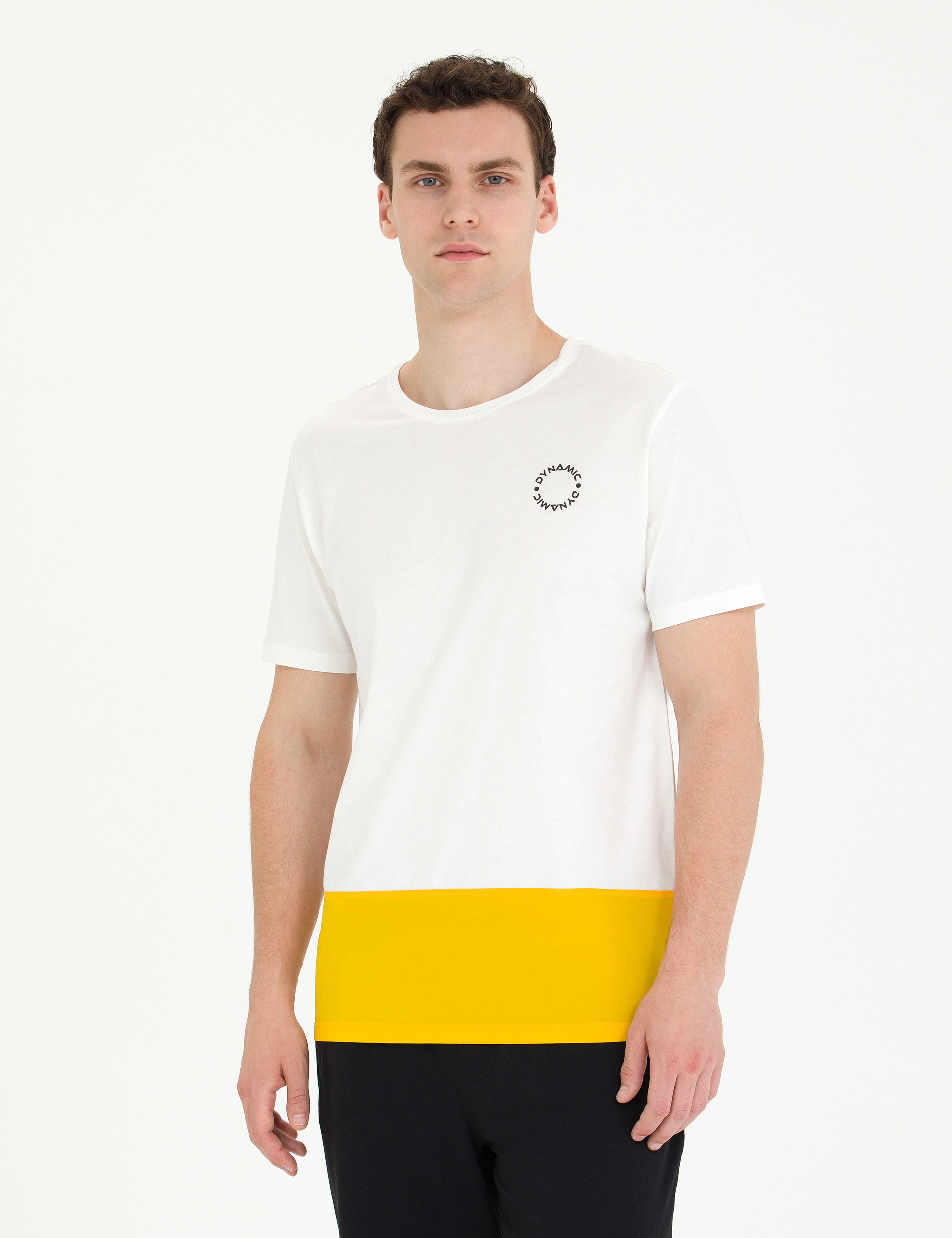 Ekru Regular Fit Tişört - Image 3