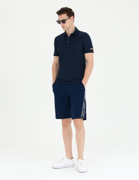 Lacivert Slim Fit Polo Yaka Tişört - 50270242016