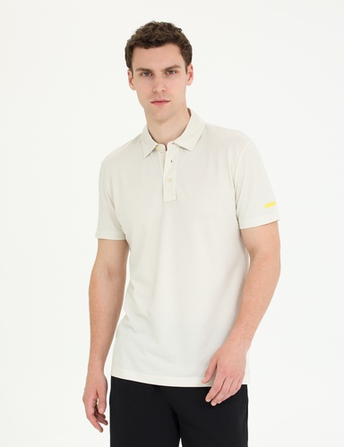 Gri Slim Fit Polo Yaka Tişört