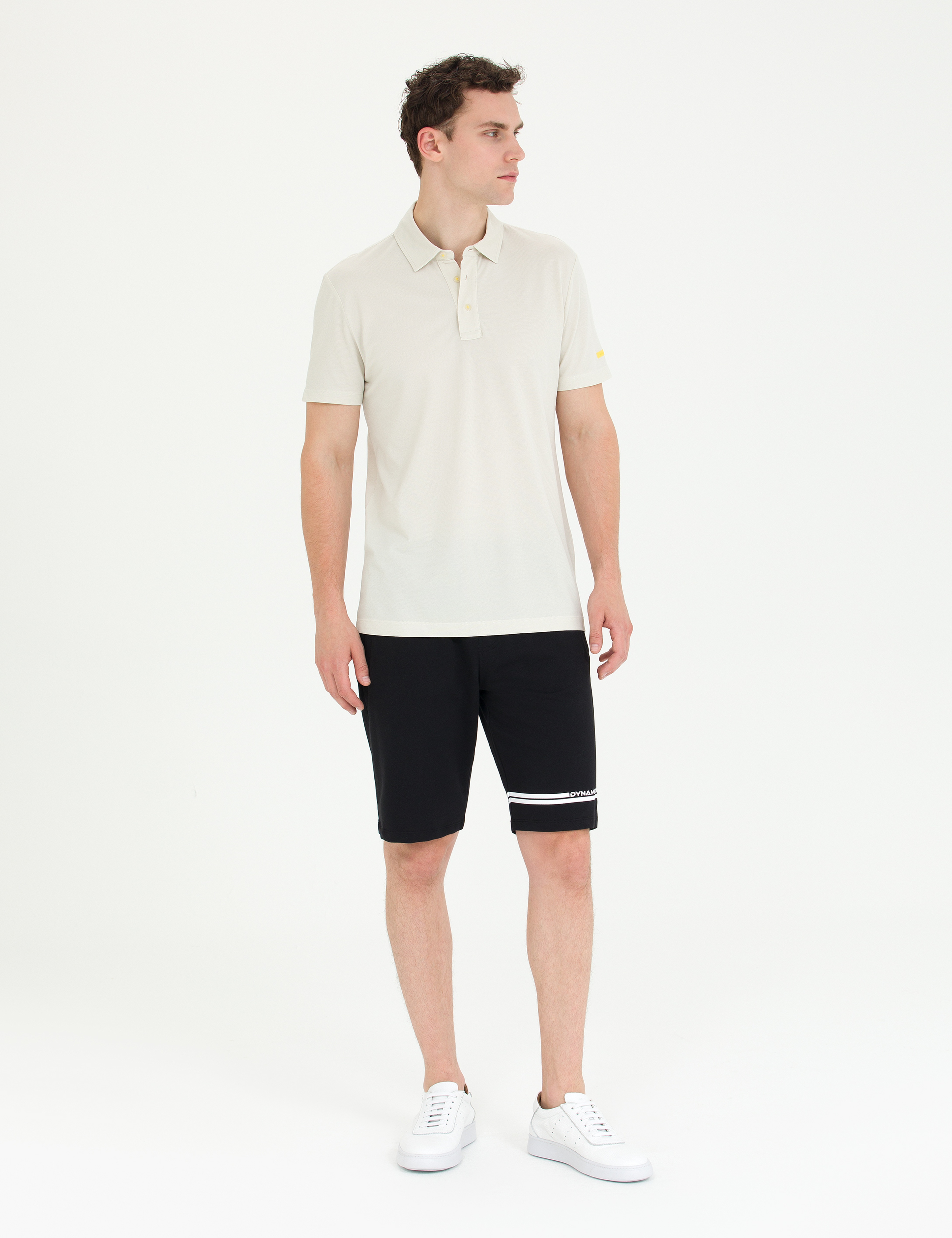 Gri Slim Fit Polo Yaka Tişört