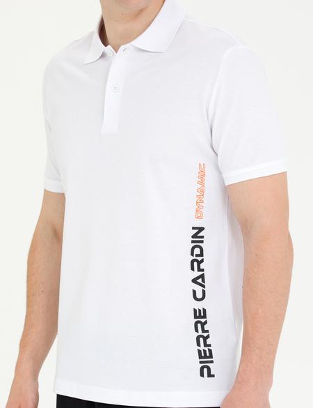 Beyaz Slim Fit Polo Yaka Tişört - 50273571001