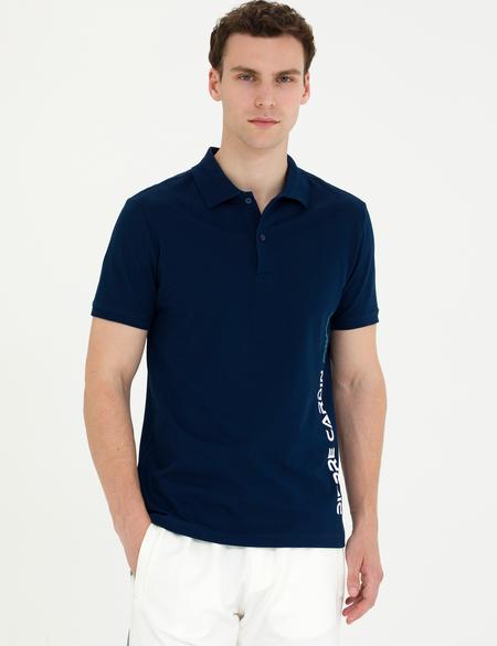 Lacivert Slim Fit Polo Yaka Tişört - 50273571016