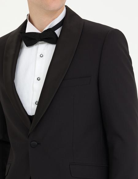 Siyah Ex. Slim Fit Smokin - 50268914014