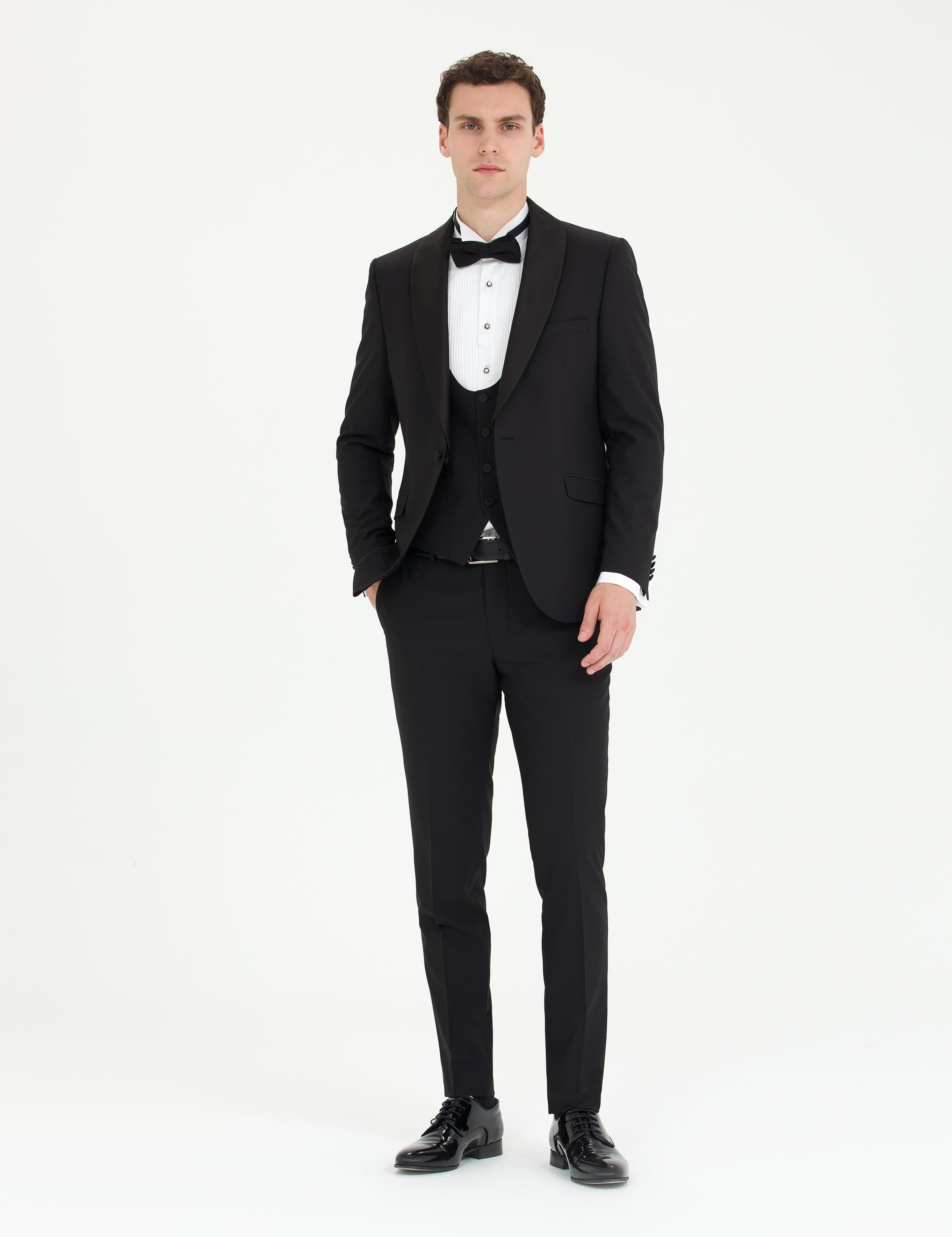 Siyah Ex. Slim Fit Smokin