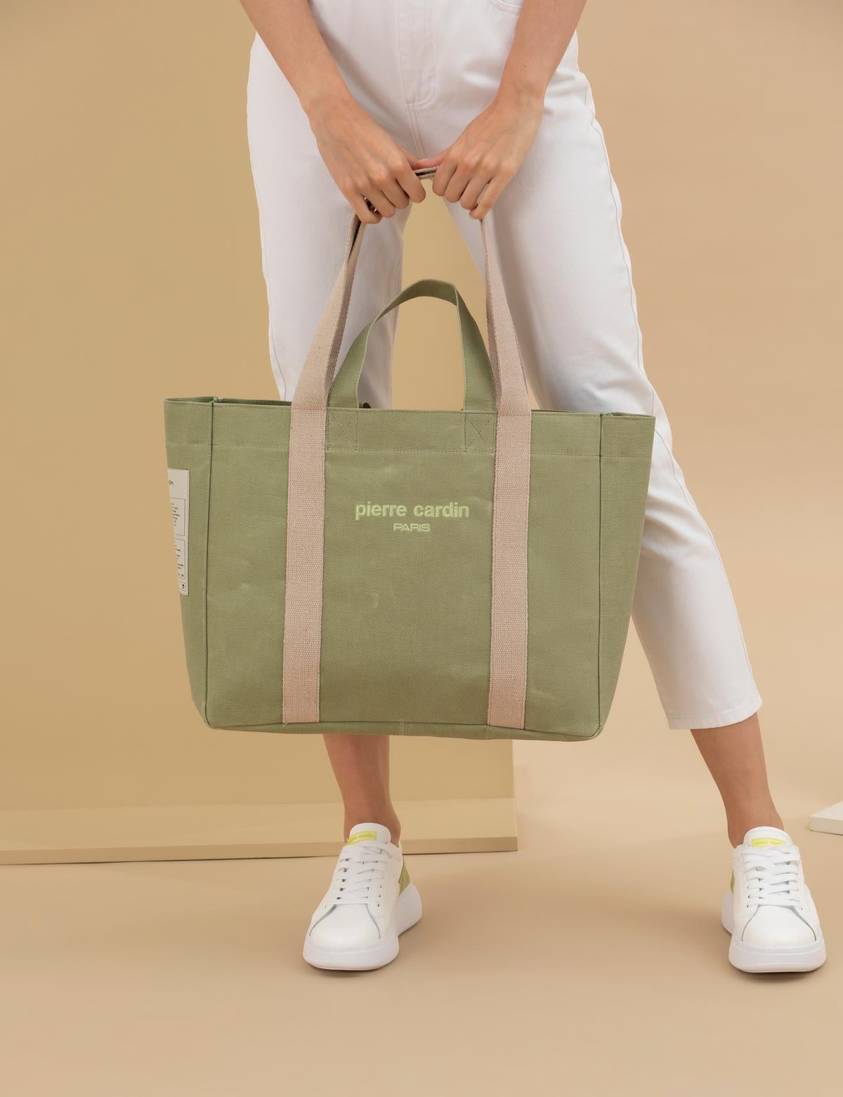 Yeşil Kanvas Kol Çantası - 50282218002