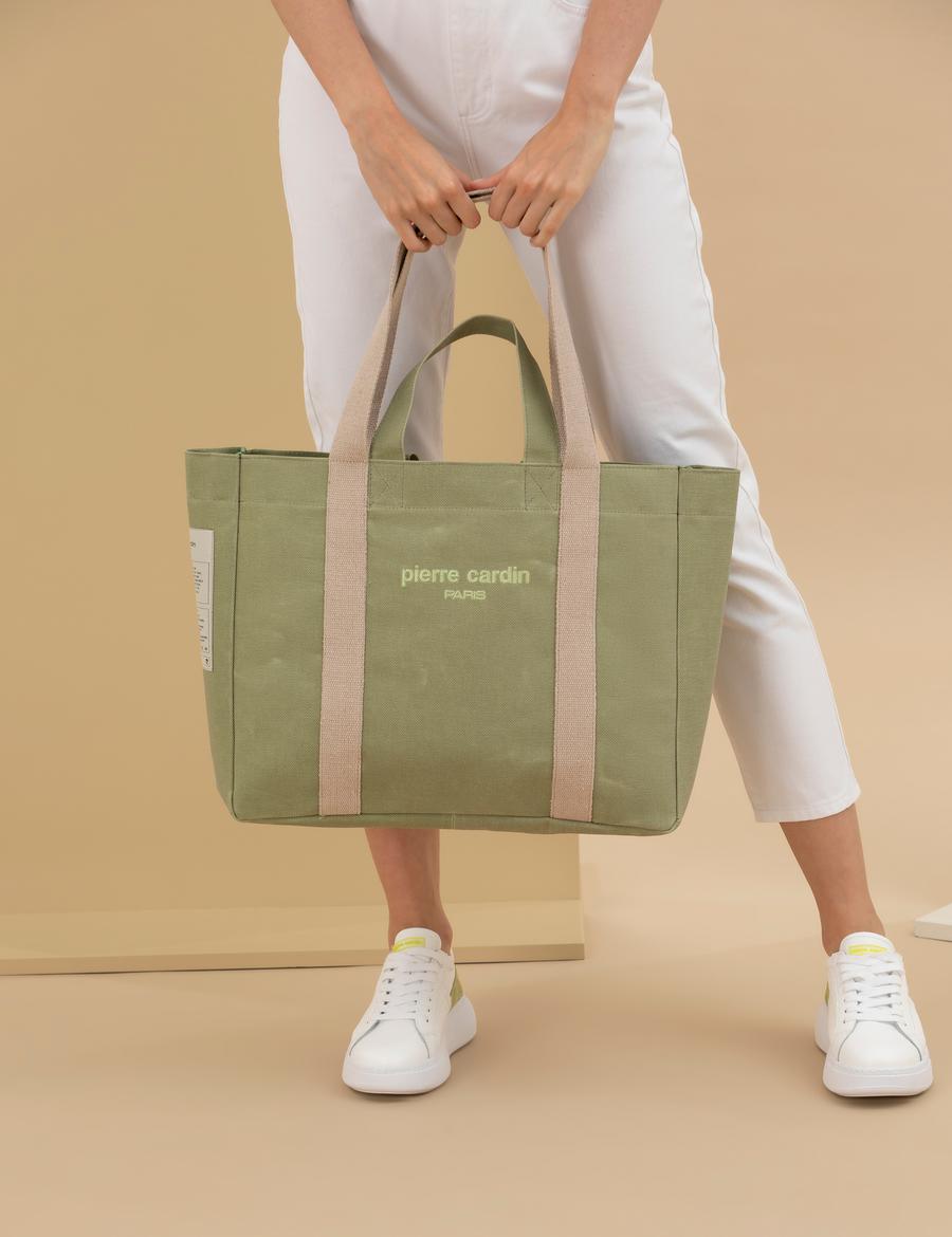 Yeşil Kanvas Kol Çantası