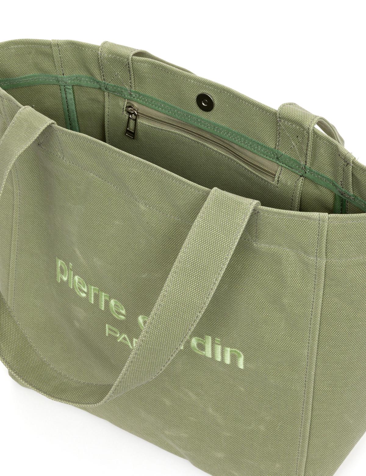 Yeşil Kanvas Kol Çantası - 50282220003