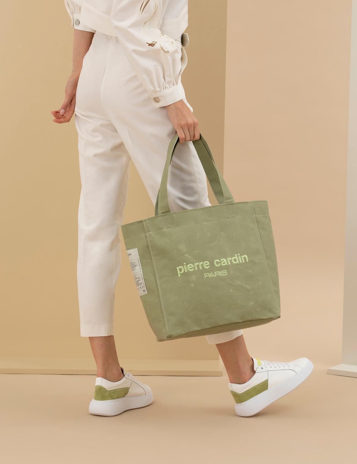 Yeşil Kanvas Kol Çantası - 50282220003