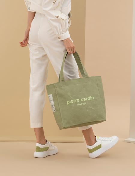 Yeşil Kanvas Kol Çantası - 50282220003