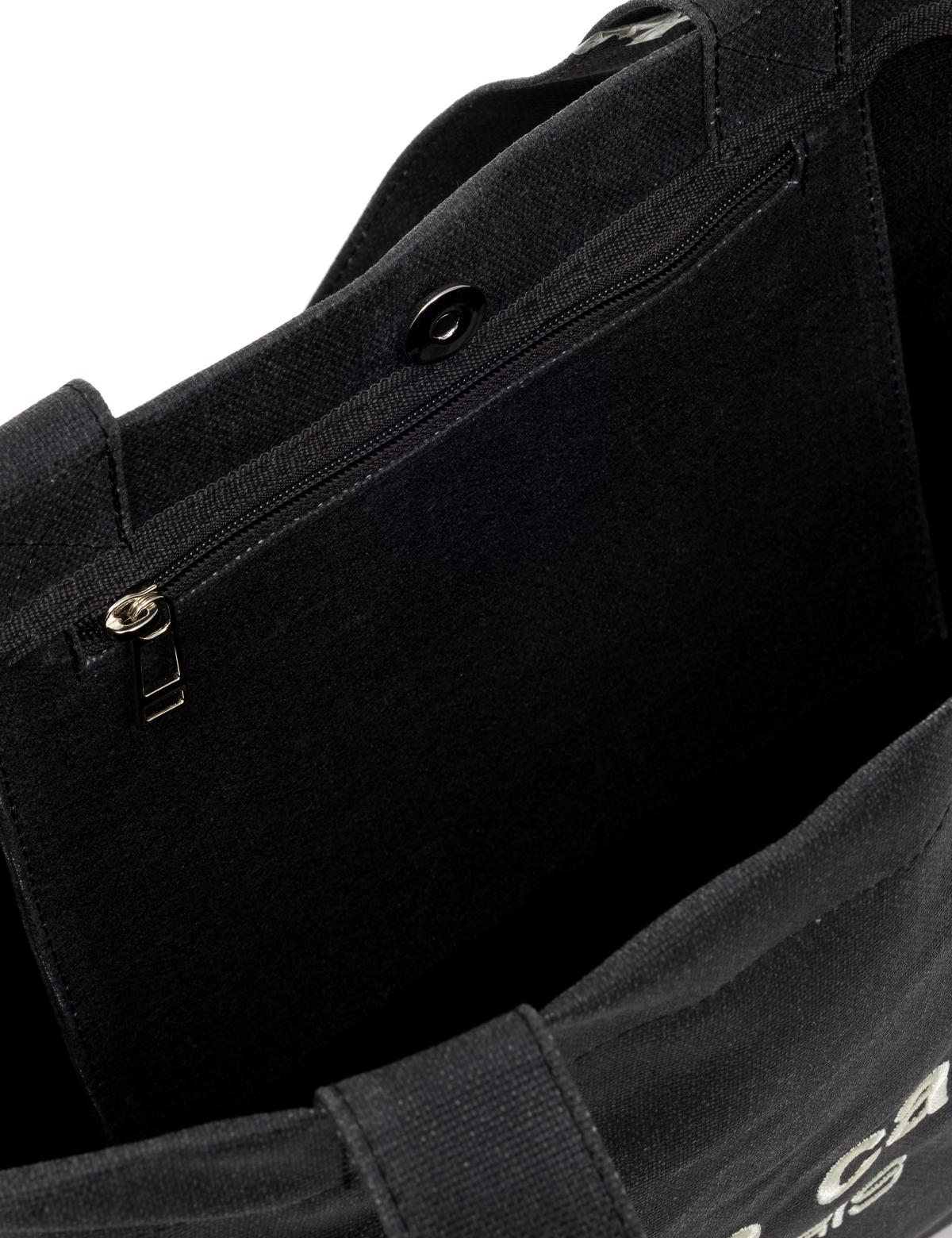 Siyah Kanvas Çanta - 50282221001