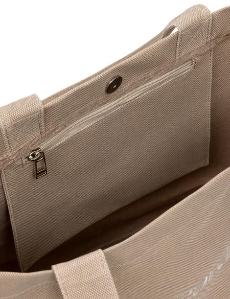 Bej Kanvas Çanta - 50282221003