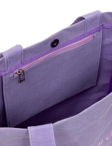 Mor Kanvas Kol Çantası - 50282221004