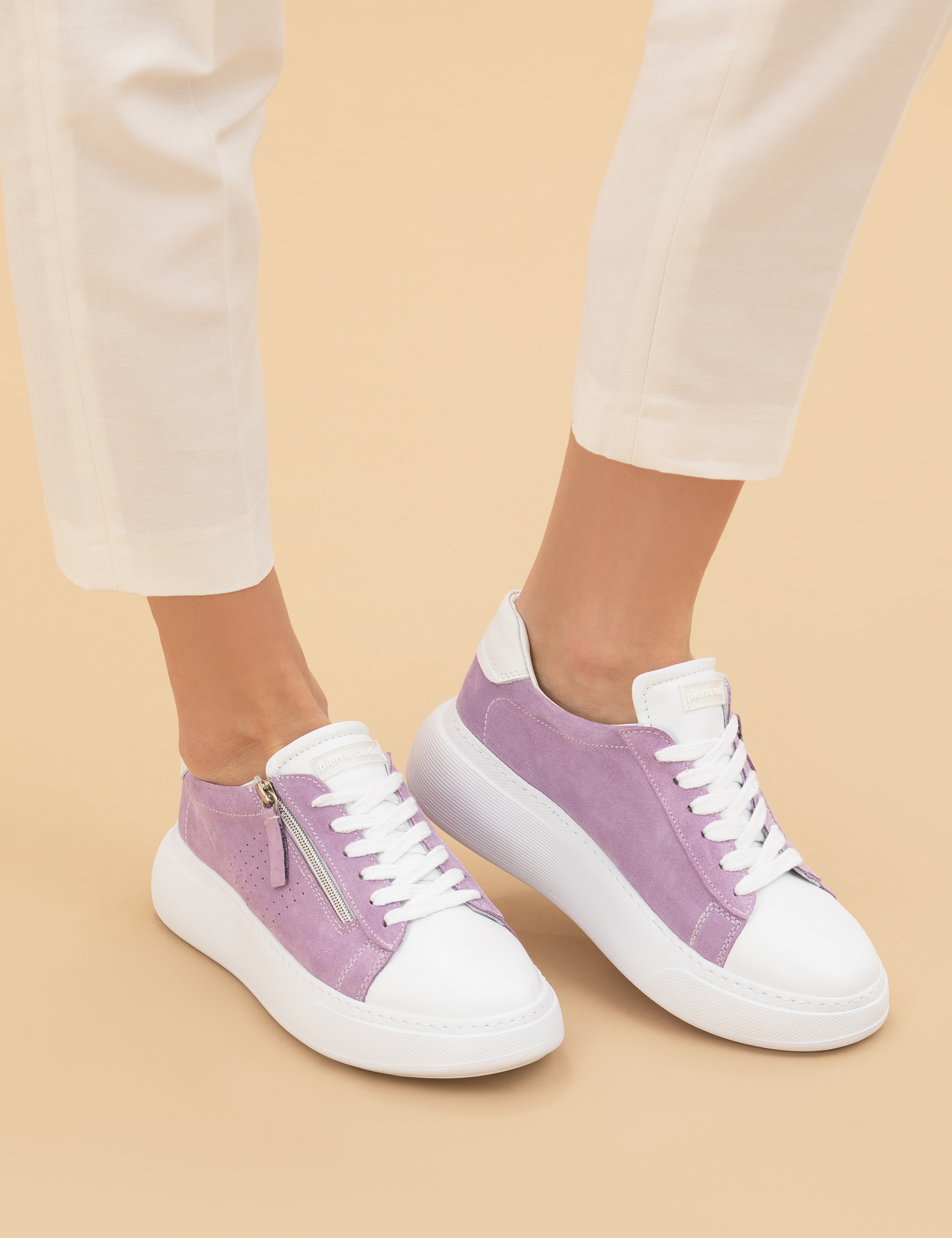 Lila Deri Sneaker - Image 2