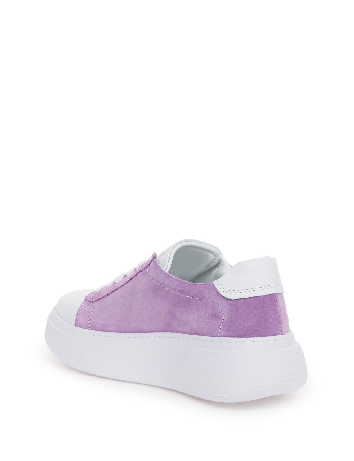 Lila Deri Sneaker - 50268265004