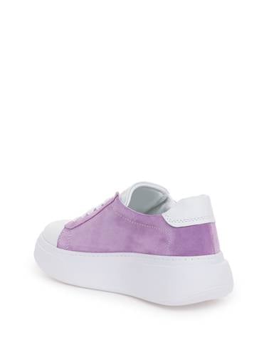 Lila Deri Sneaker