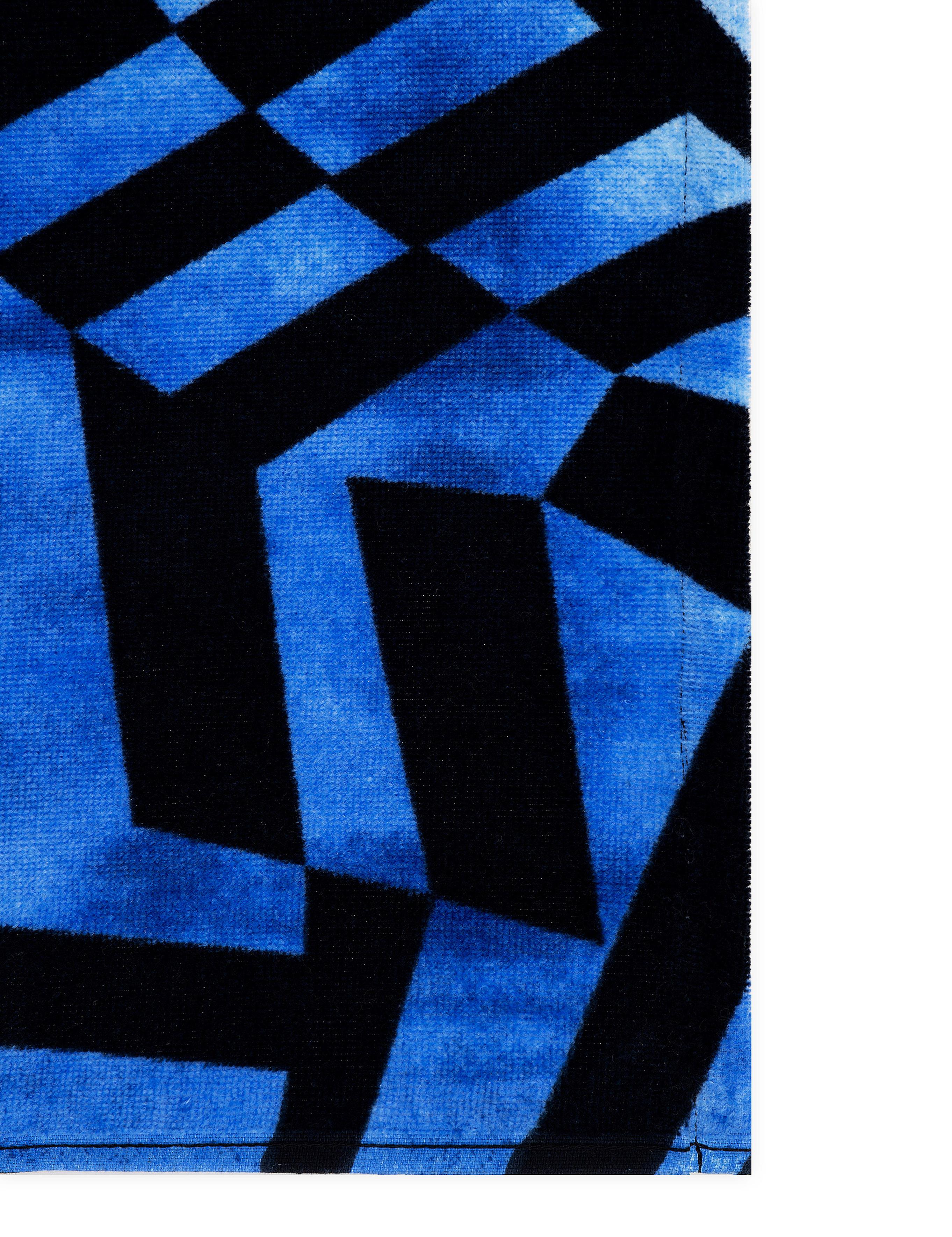 Mavi %100 Pamuk Plaj Havlusu