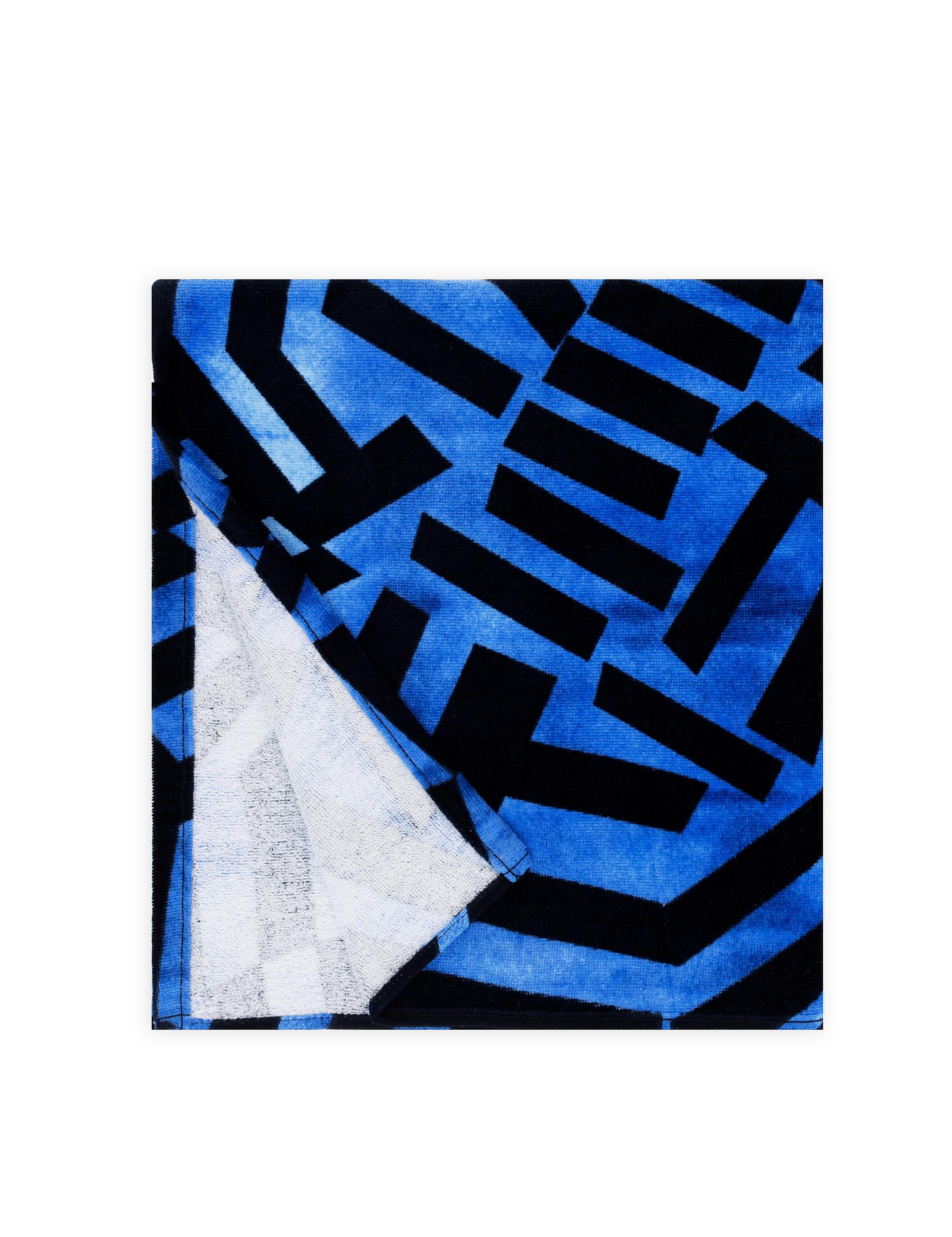 Mavi %100 Pamuk Plaj Havlusu