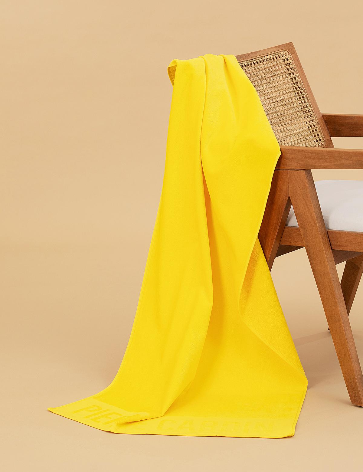Sarı %100 Pamuk Plaj Havlusu