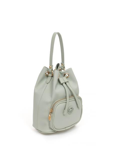 Yeşil Büzgülü Çanta - 50282190003