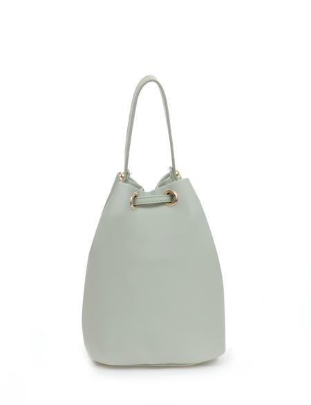 Yeşil Büzgülü Çanta - 50282190003