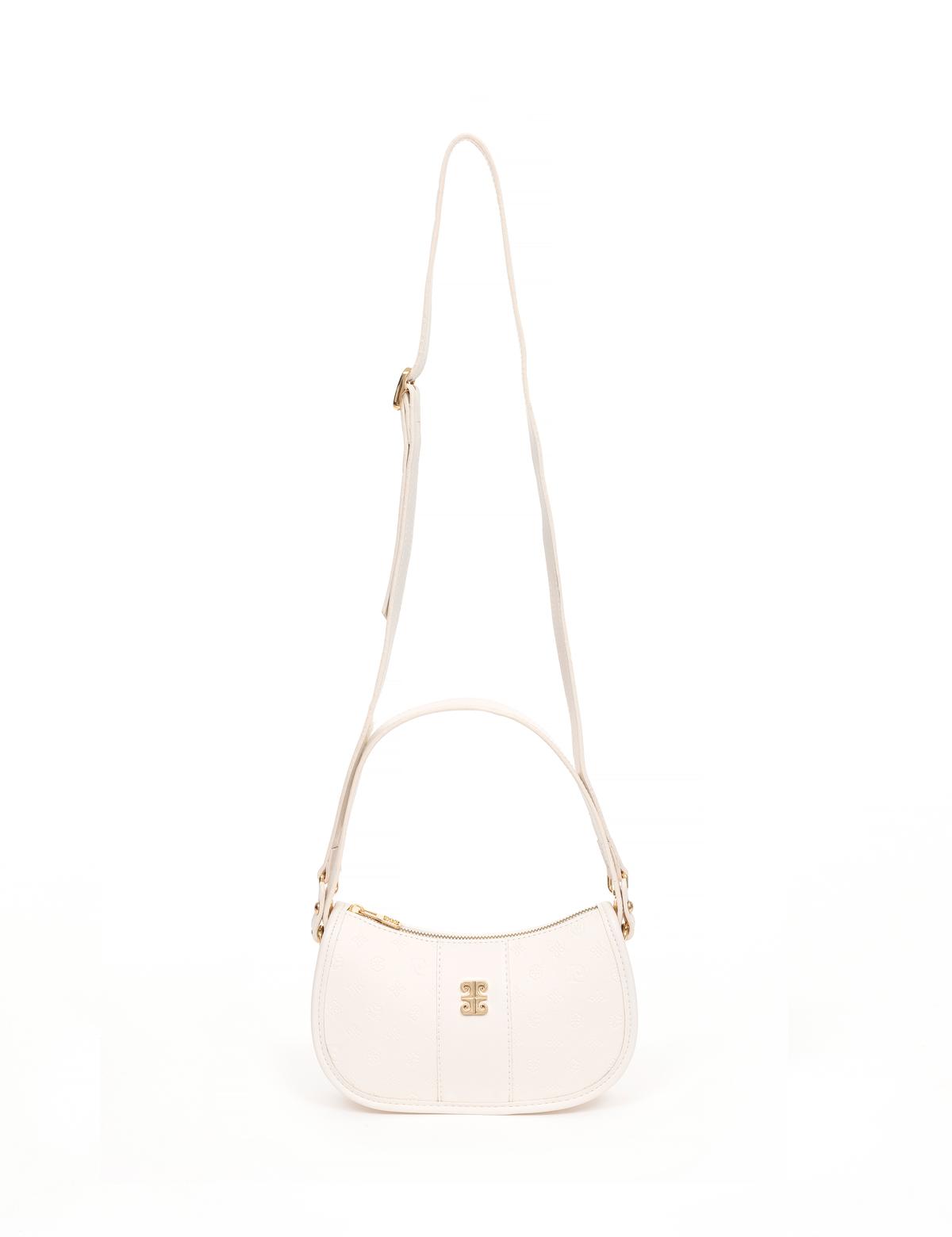 Ekru Çapraz Çanta - 50282163002