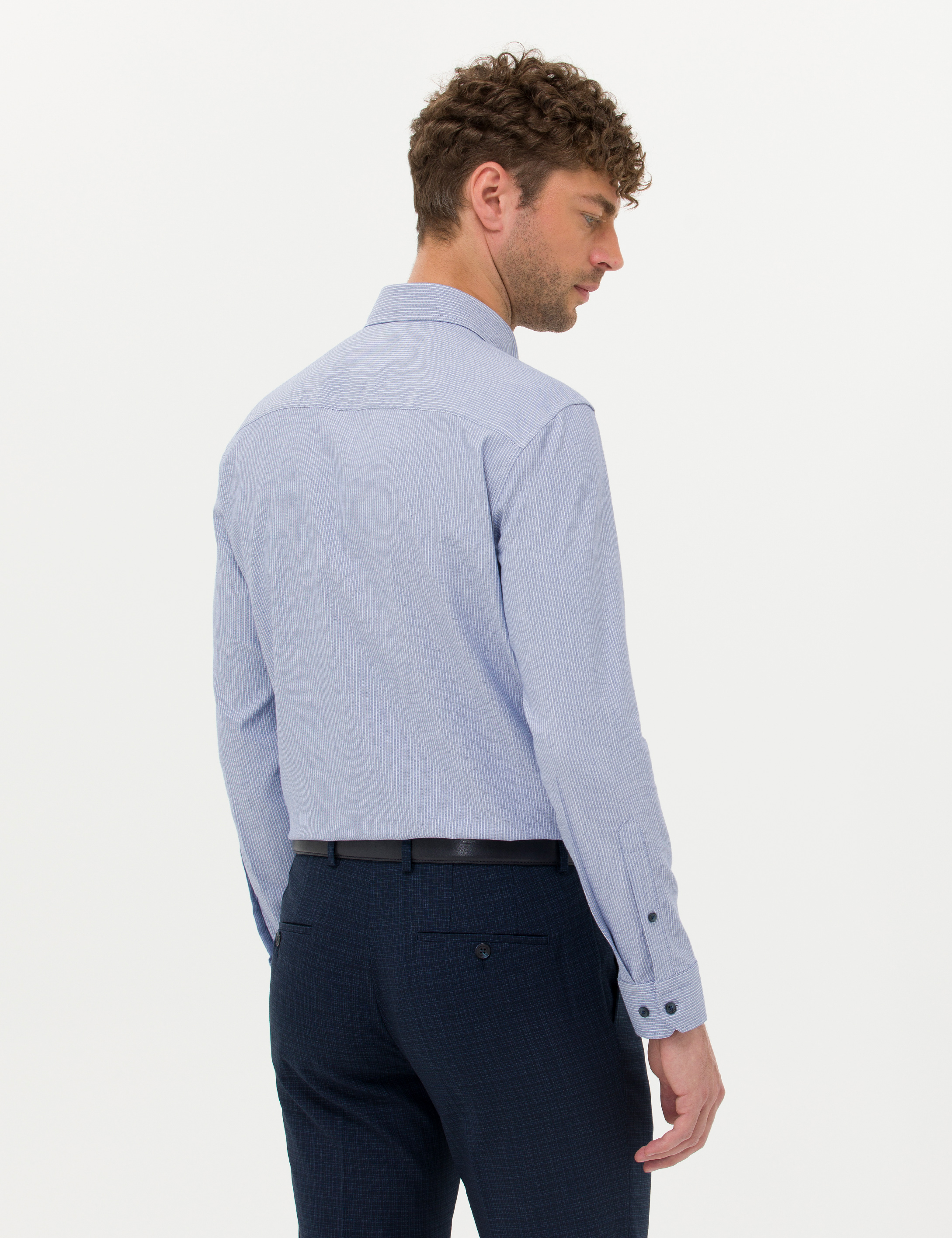 Saks Regular Fit Uzun Kollu Gömlek - Image 5