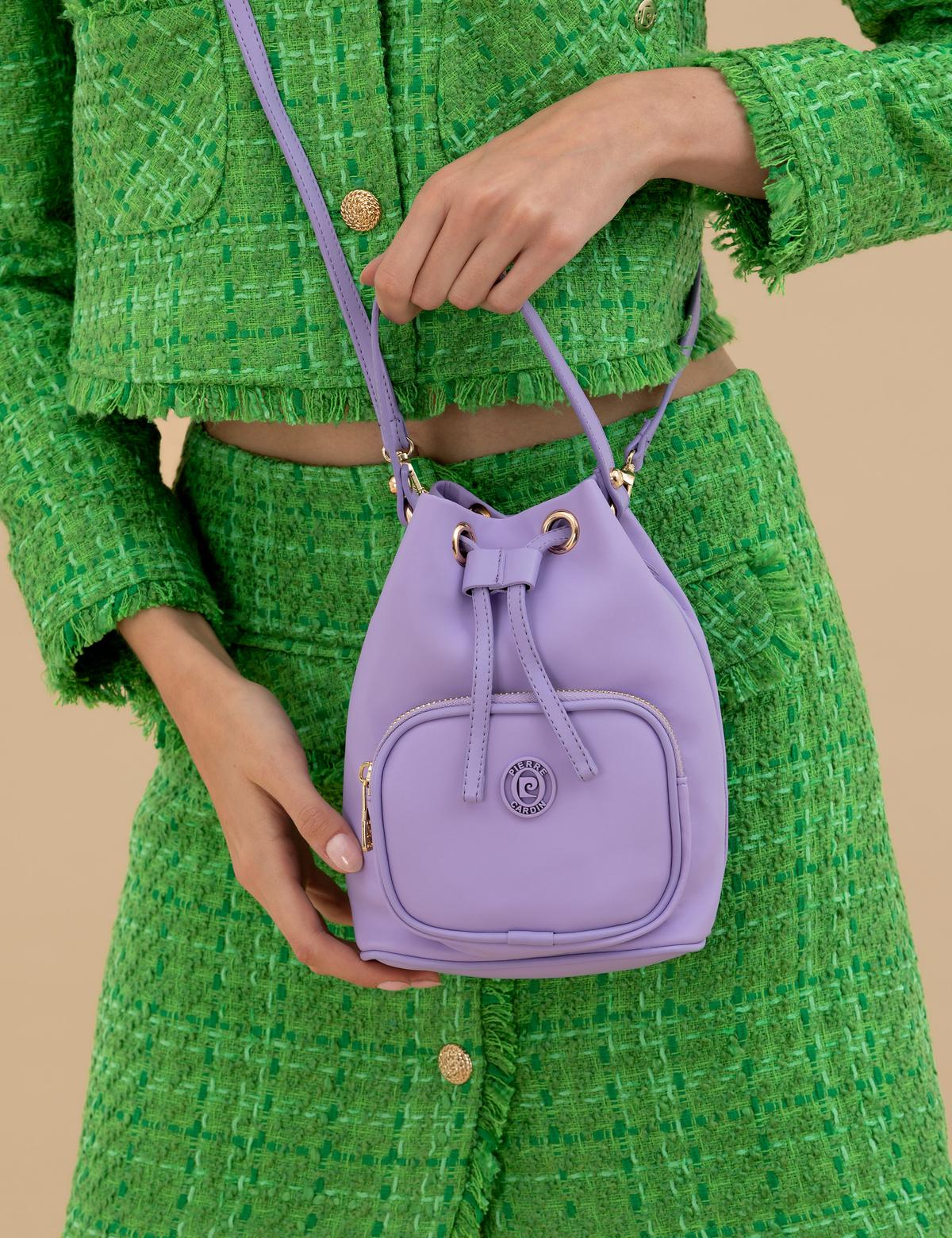 Mor Büzgülü Çanta - 50282190006