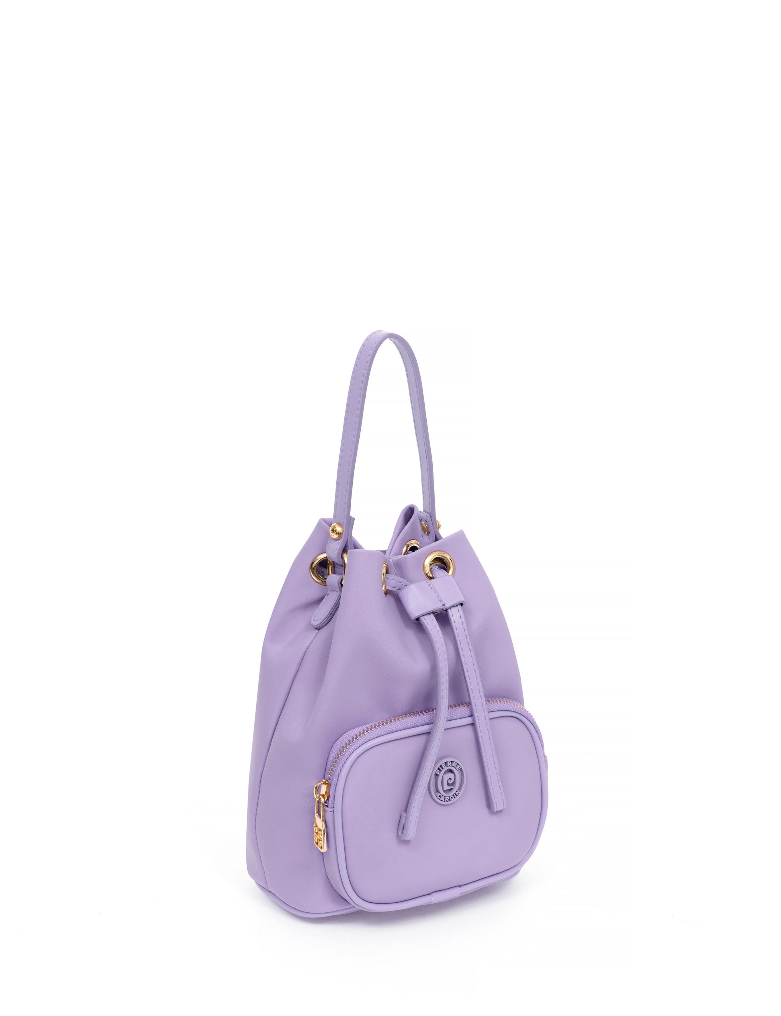 Mor Büzgülü Çanta