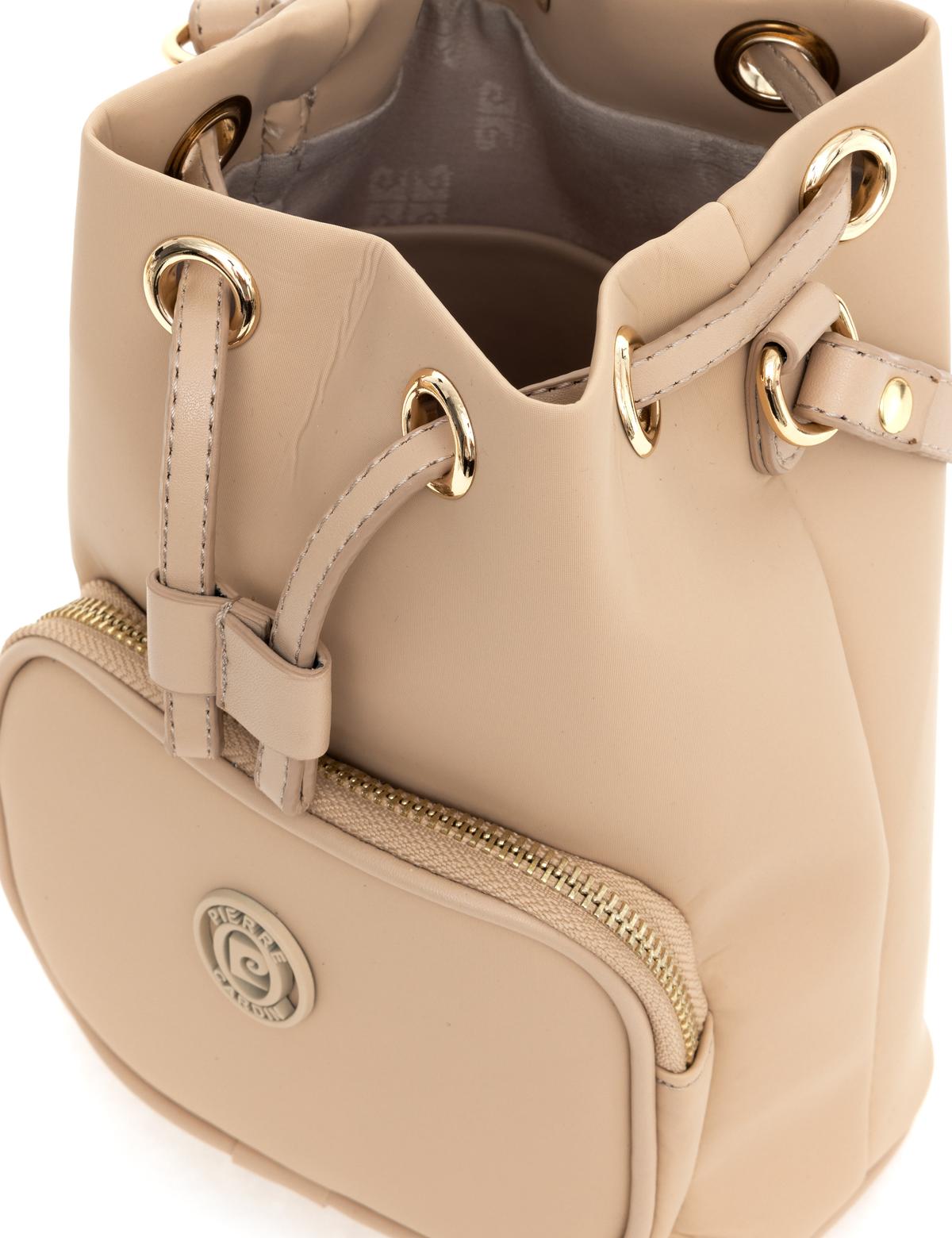 Bej Büzgülü Çanta - 50282190005