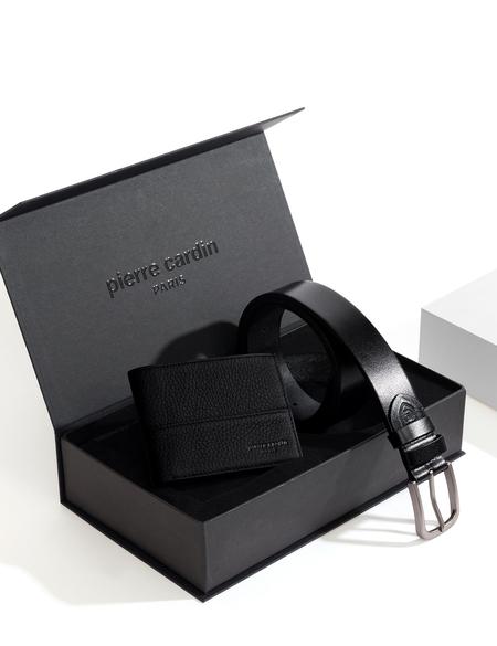 Siyah 2'li Kemer Cüzdan Set - 50285246001