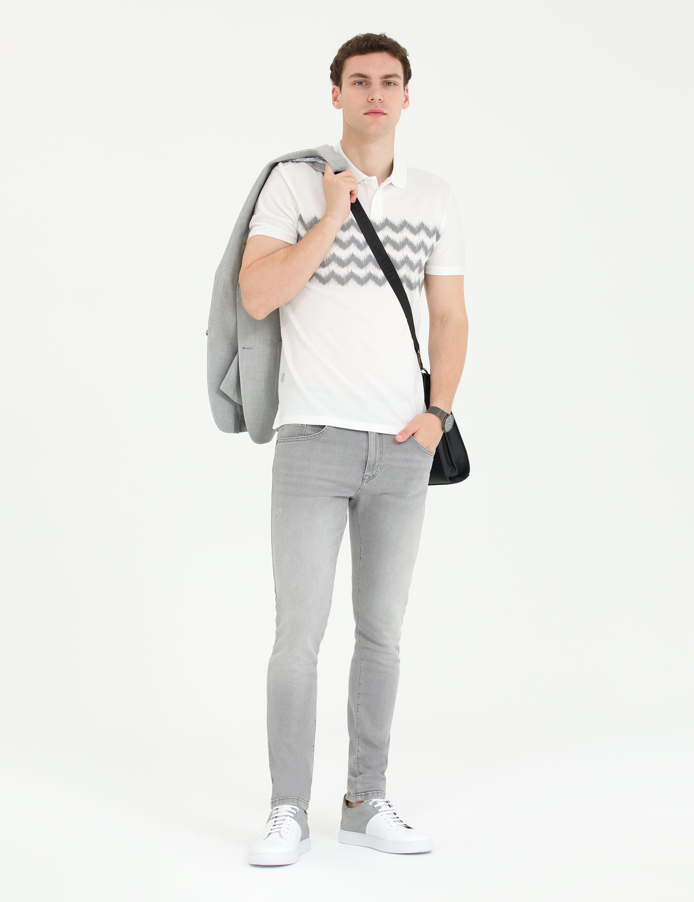 Koyu Gri Slim Fit Tişört