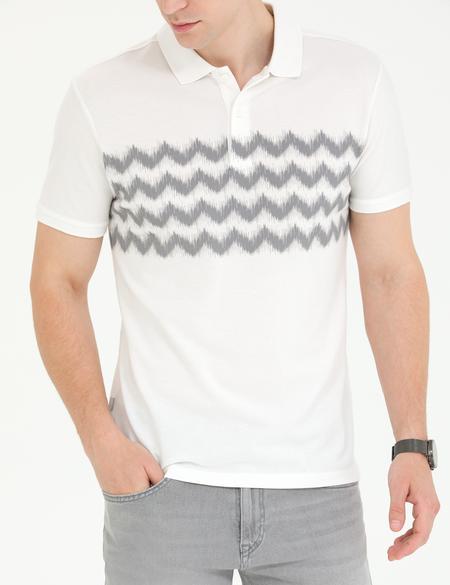 Koyu Gri Slim Fit Tişört - 50276296011