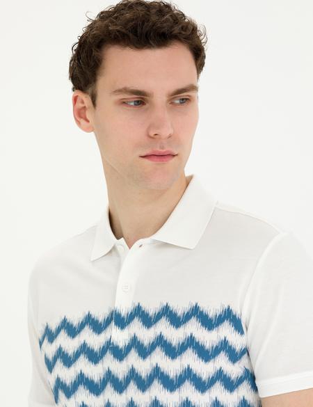 Saks Slim Fit Tişört - 50276296019