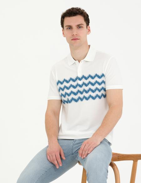 Saks Slim Fit Tişört - 50276296019