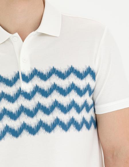 Saks Slim Fit Tişört - 50276296019