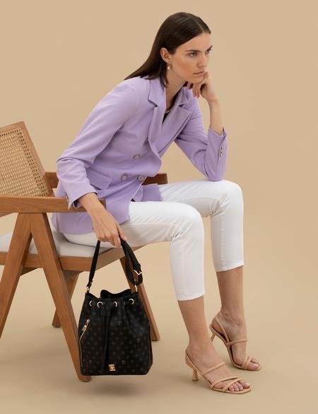 Siyah Büzgülü Çanta - 50297774002