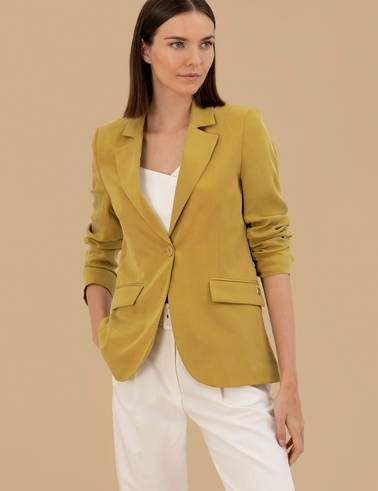 Yeşil Modal Regular Fit Ceket