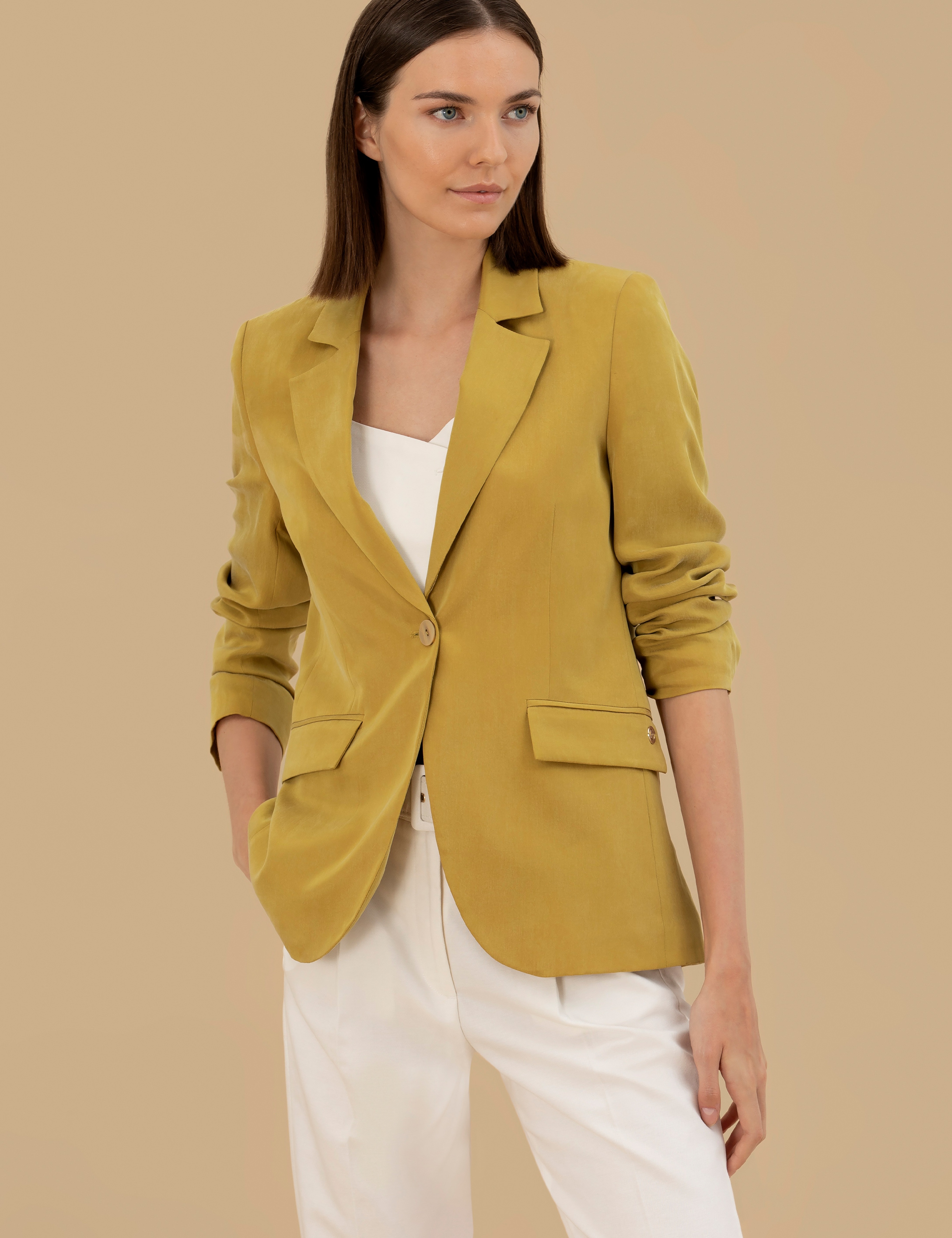 Yeşil Modal Regular Fit Ceket