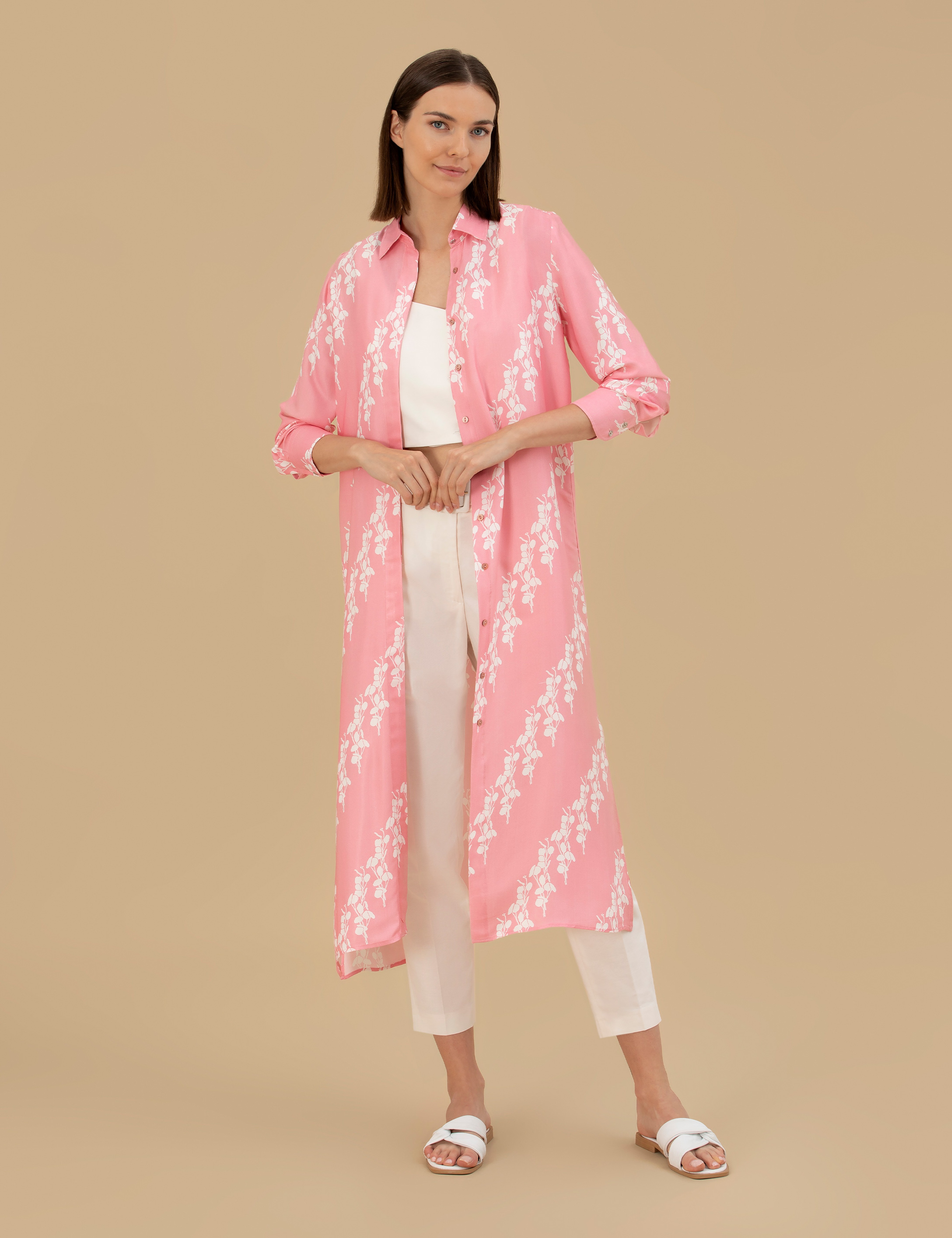 Pembe Comfort Fit Tunik - Image 3