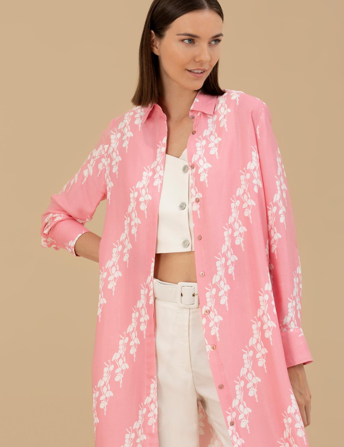 Pembe Comfort Fit Tunik - 50269349028