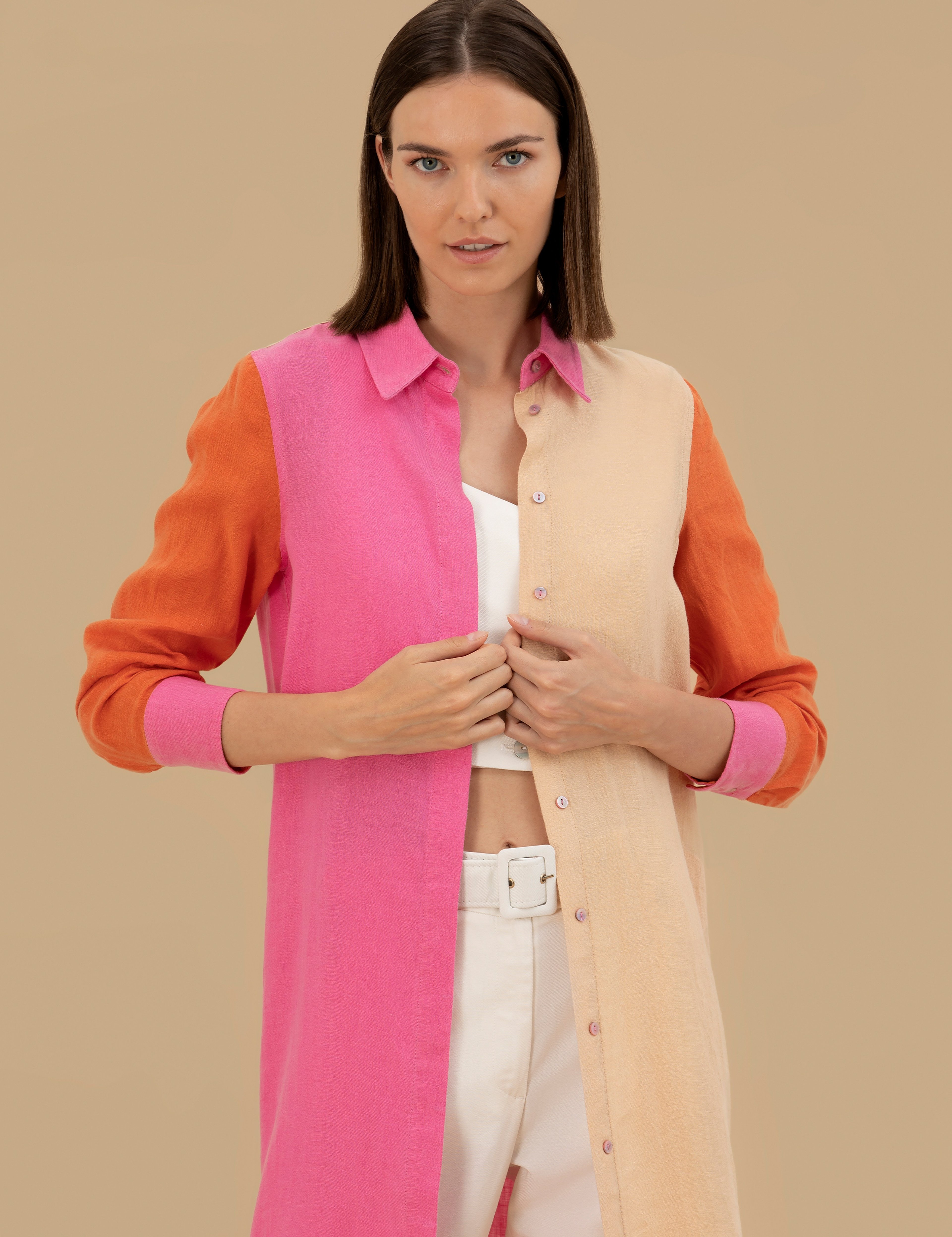 Pembe Comfort Fit Tunik - Image 4