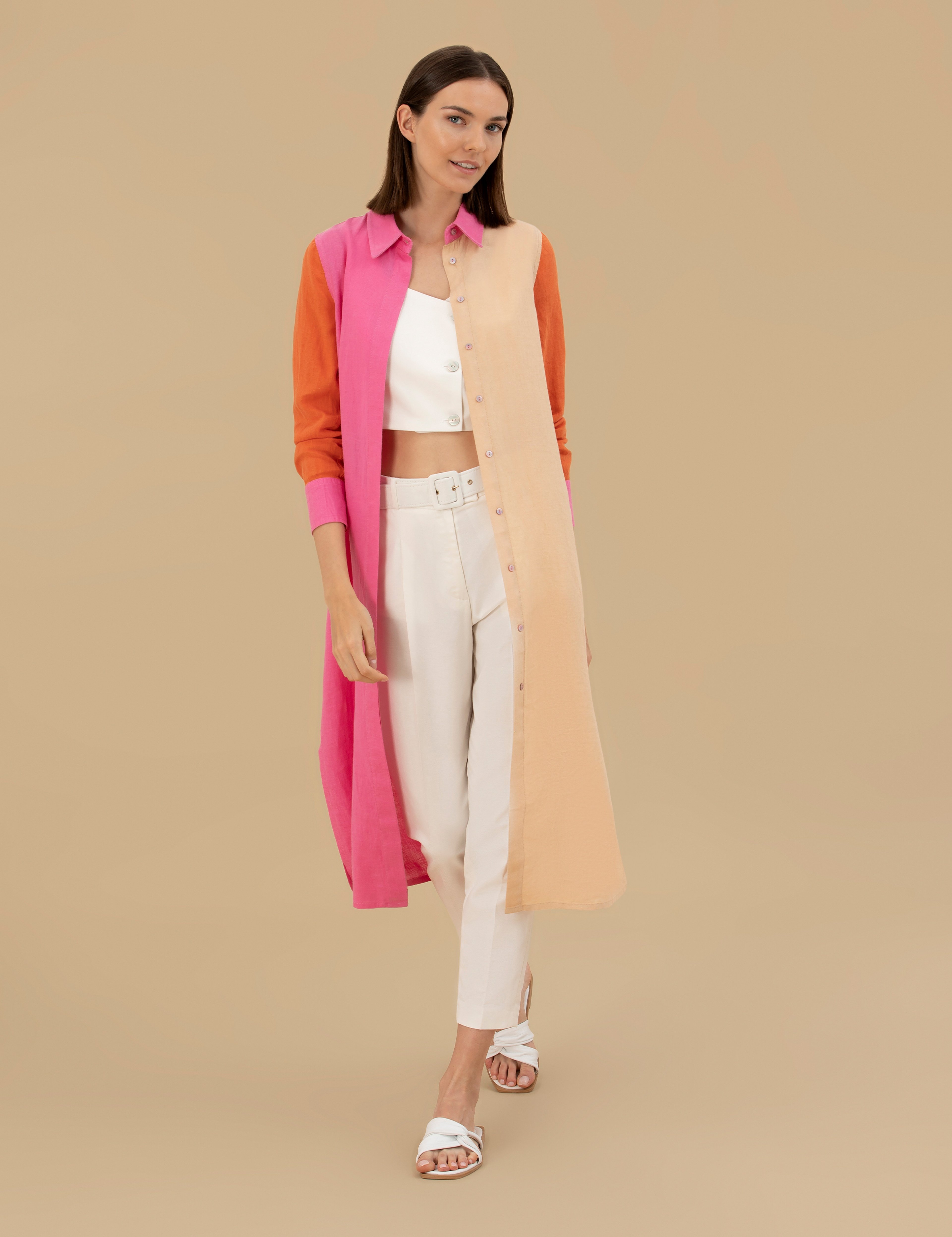 Pembe Comfort Fit Tunik - Image 1