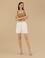 Ekru Bermuda Şort
