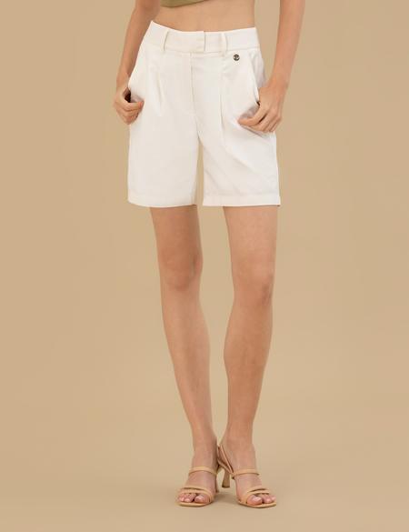 Ekru Bermuda Şort - 50262680051