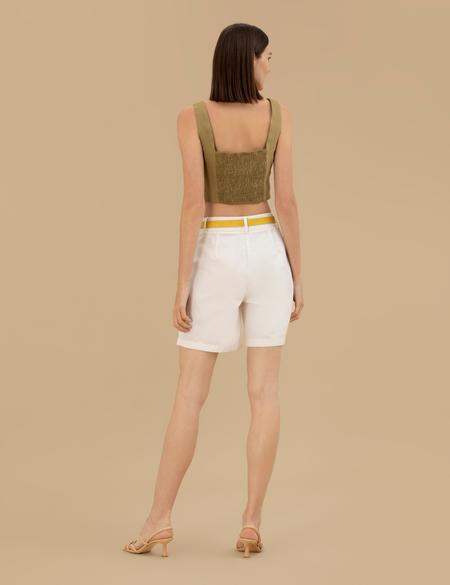 Ekru Bermuda Şort - 50262680051