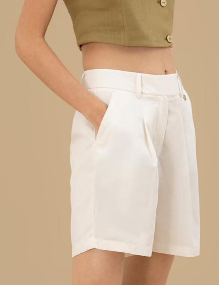 Ekru Bermuda Şort - 50262680051