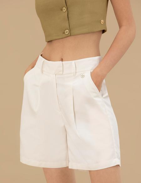 Ekru Bermuda Şort - 50262680051